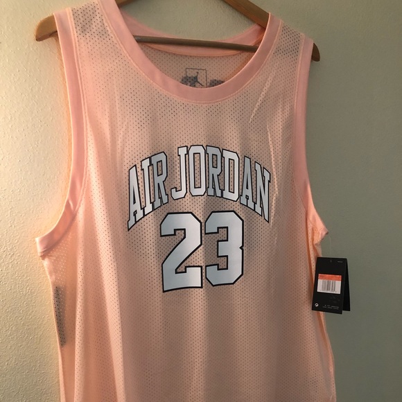 pink jordan jersey